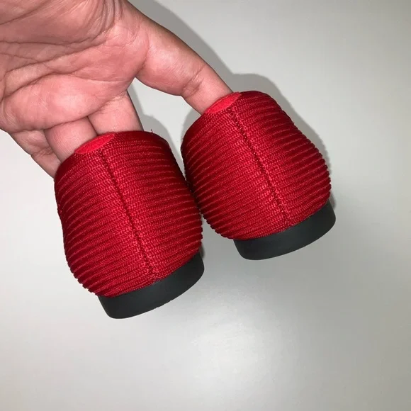 Red Women's Flats - Picture 13 of 16